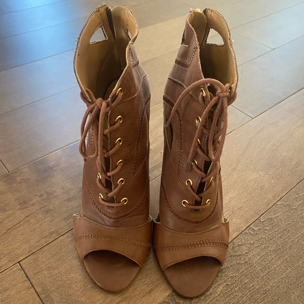 Nine West open toe heels